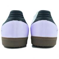 Кроссовки Adidas Originals SAMBA OG Skateboard Shoes Unisex Low-Top White Purple Green B75806