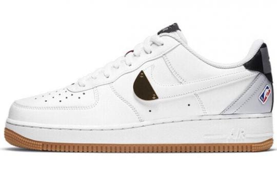 Кроссовки Nike Air Force 1 Low Nba White Grey Gum CT2298-100