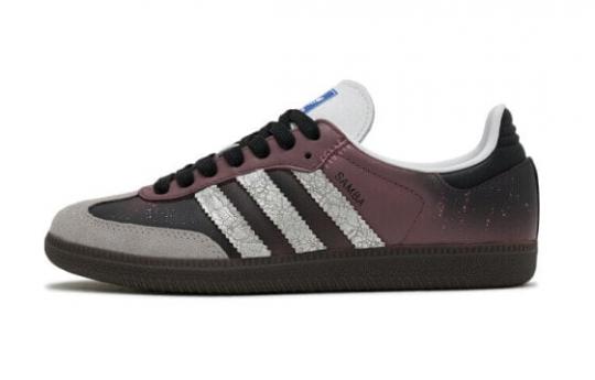 Кроссовки Adidas Originals Samba Skateboard Shoes Unisex Low-Top Black Brown/Silver B75806