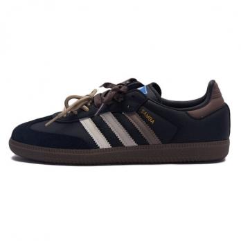 Кроссовки Adidas Originals SAMBA OG Skateboard Shoes Unisex Low-Top Black/Brown B75807