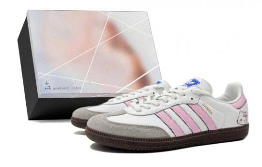 Кроссовки Adidas Originals SAMBA OG Skateboard Shoes Unisex Low-Top Pink IG1024