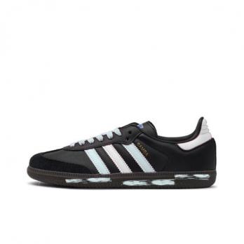 Кроссовки Adidas Originals Samba Skateboard Shoes Unisex Low-Top Black White Blue B75807