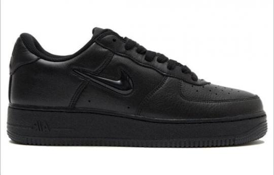 Кроссовки Nike Air Force 1 Low Retro Color Of The Month Jewel Triple Black FN5924-001