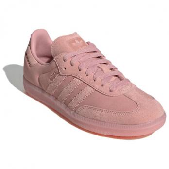 Кроссовки Adidas Originals SAMBA OG Skateboard Shoes Women's Low-Top Pink Purple JS0194