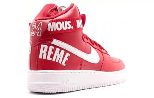 Кроссовки Nike Air Force 1 High Supreme World Famous Red 698696-610