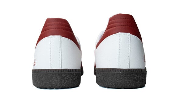 Кроссовки Adidas Originals SAMBA OG Skateboard Shoes Unisex Low-Top White Red B75806