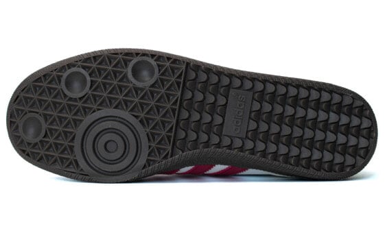 Кроссовки Adidas Originals SAMBA OG Skateboard Shoes Unisex Low-Top White Red B75806