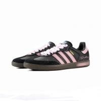 Кроссовки Adidas Originals SAMBA OG Skateboard Shoes Unisex Low-Top Black Pink B75807