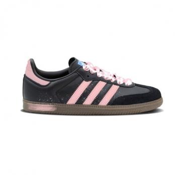 Кроссовки Adidas Originals SAMBA OG Skateboard Shoes Unisex Low-Top Black Pink B75807