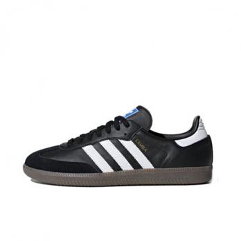 Кроссовки Adidas Originals SAMBA OG Skateboard Shoes Unisex Low-Top Black Pink B75807