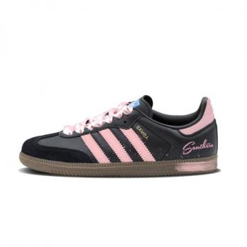 Кроссовки Adidas Originals SAMBA OG Skateboard Shoes Unisex Low-Top Black Pink B75807