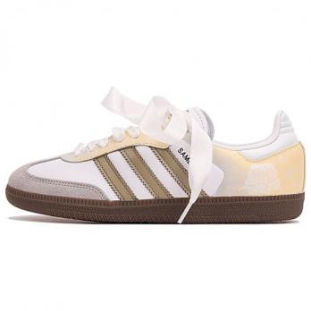 Кроссовки Adidas Originals SAMBA OG Skateboard Shoes Unisex Low-Top Yellow White B75806