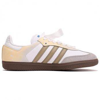 Кроссовки Adidas Originals SAMBA OG Skateboard Shoes Unisex Low-Top Yellow White B75806