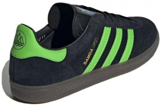 Кроссовки Adidas Originals Samba Deco Spzl Black Lucid Lime IF5738