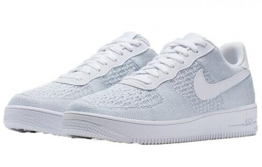 Кроссовки Nike Air Force 1 Flyknit 2 White Pure Platinum AV3042-100