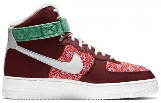 Кроссовки Nike Air Force 1 High Nordic Christmas 2020 DC1620-600