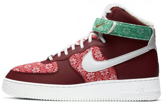 Кроссовки Nike Air Force 1 High Nordic Christmas 2020 DC1620-600