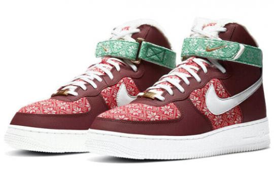 Кроссовки Nike Air Force 1 High Nordic Christmas 2020 DC1620-600