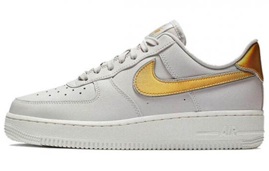 Кроссовки Nike Air Force 1 Low Metallic Platinum Metallic Gold Women's AR0642-001