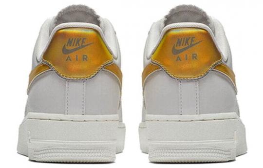 Кроссовки Nike Air Force 1 Low Metallic Platinum Metallic Gold Women's AR0642-001