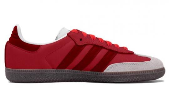 Кроссовки Adidas Originals Samba Skateboard Shoes Unisex Low-Top Red/Gray IG1024