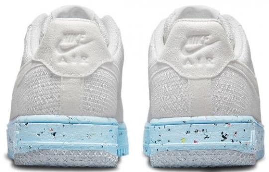 Кроссовки Nike Air Force 1 Low Crater Flyknit White Ice Blue Women's DC7273-100