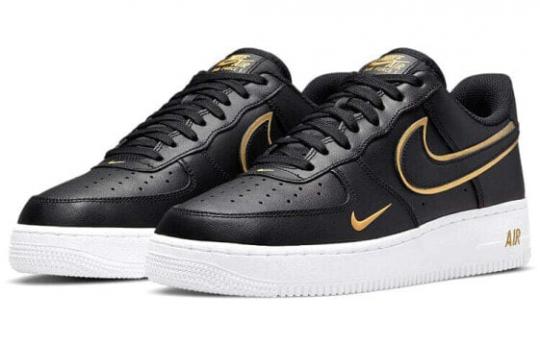 Кроссовки Nike Air Force 1 Low '07 Black Metalic Gold DA8481-001