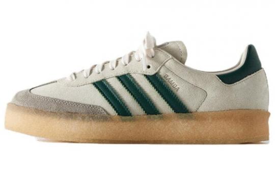 Кроссовки Adidas Originals Clarks 8th Street Samba By Ronnie Fieg Chalk White Green ID7297