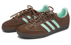 Кроссовки Adidas Originals Samba Skateboard Shoes Unisex Low-Top Blue Brown ID2047