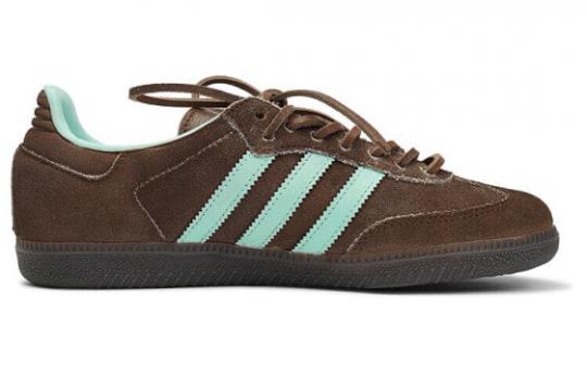 Кроссовки Adidas Originals Samba Skateboard Shoes Unisex Low-Top Blue Brown ID2047