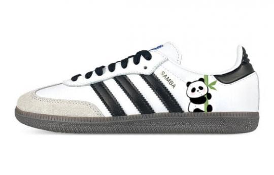 Кроссовки Adidas Originals Samba Skateboard Shoes Unisex Low-Top Black White Gray B75806