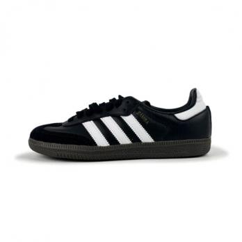 Кроссовки Adidas Originals Samba Skateboard Shoes Unisex Low-Top Black Blue B75807