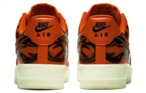 Кроссовки Nike Air Force 1 Low Orange Skeleton Halloween 2020 CU8067-800