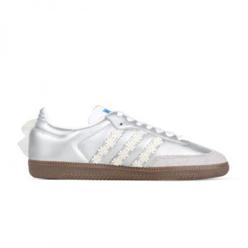 Кроссовки Adidas Originals SAMBA OG Skateboard Shoes Unisex Low-Top Silver B75806