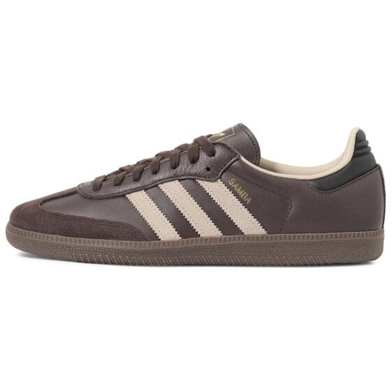 Кроссовки Adidas Originals Samba Og "Dark Brown/Beige/Gum" Sneakers Women's JI0217