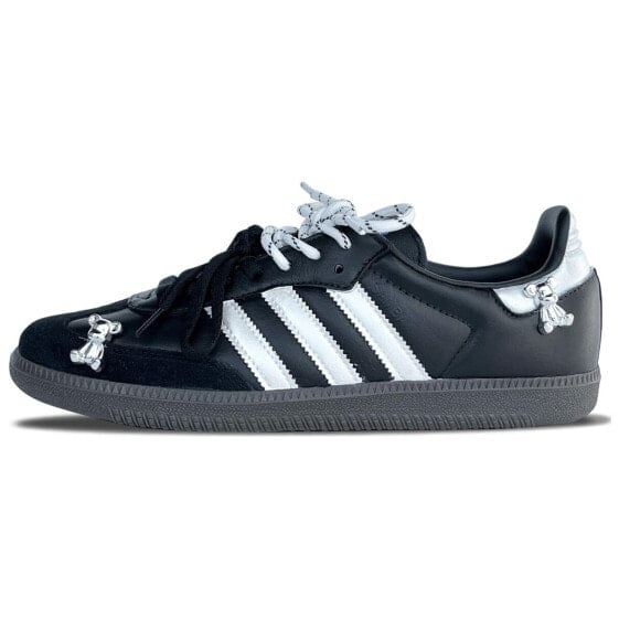 Кроссовки Adidas Originals SAMBA OG Skateboard Shoes Unisex Low-Top Black Silver B75807