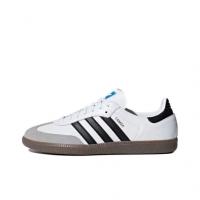 Кроссовки Adidas Originals Samba Skateboard Shoes Unisex Low-Top White Brown B75806