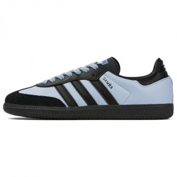 Кроссовки Adidas Originals Samba Skateboard Shoes Men Low-Top Blue Black B75807