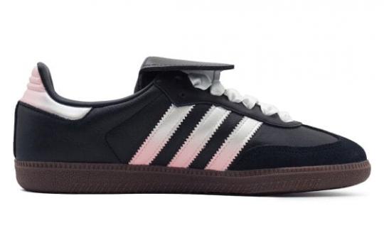 Кроссовки Adidas Originals SAMBA OG Skateboard Shoes Unisex Low-Top Silver/Pink B75807