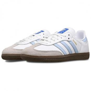 Кроссовки Adidas Originals Samba White Clear Sky GS JI2009