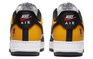 Кроссовки Nike Air Force 1 Low '07 LV8 Black Gold Jersey Mesh DQ7775-700