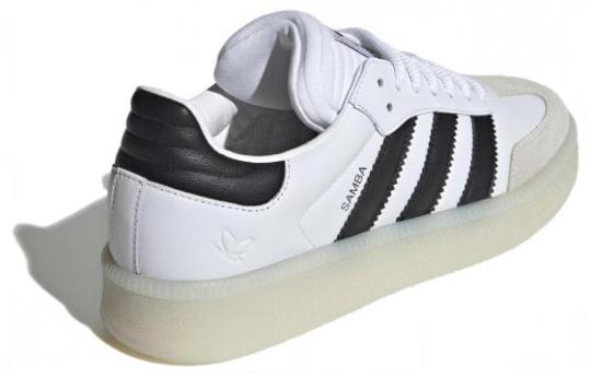 Кроссовки Adidas Su Yiming X Samba XLG White Gold Black IH8643