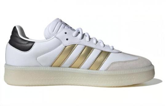 Кроссовки Adidas Su Yiming X Samba XLG White Gold Black IH8643