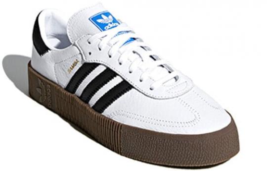 Кроссовки Adidas Originals Sambarose White Black Gum Women's AQ1134