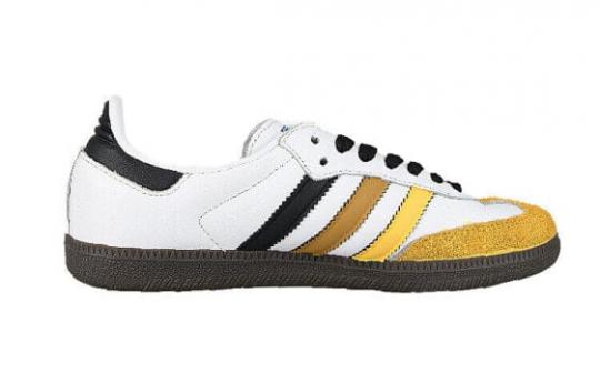 Кроссовки Adidas Originals Samba Skateboard Shoes Unisex Low-Top Yellow Black B75806