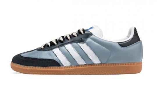 Кроссовки Adidas Originals SAMBA OG Skateboard Shoes Unisex Low-Top Blue IF3814