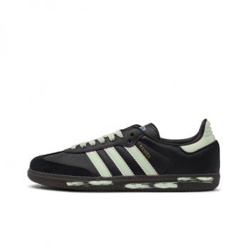 Кроссовки Adidas Originals Samba Skateboard Shoes Unisex Low-Top Black/Green B75807