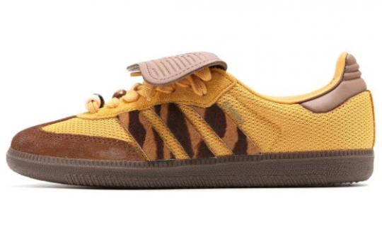 Кроссовки Adidas Originals Samba LT Skateboard Shoes Unisex Low-Top Yellow Brown IE9165