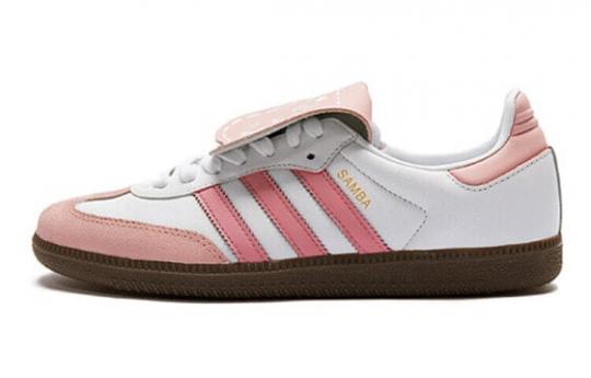 Кроссовки Adidas Originals Samba Skateboard Shoes Unisex Low-Top White Pink B75806