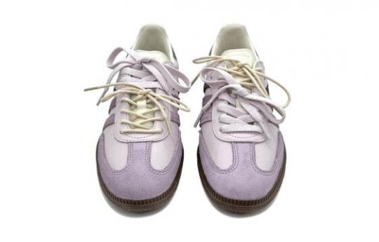 Кроссовки Adidas Originals SAMBA OG Skateboard Shoes Women's Low-Top Purple/Beige IE0875